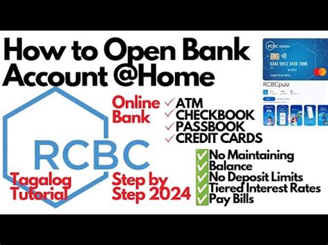 rcbc online registration login|How to Open RCBC Savings Account ONLINE .